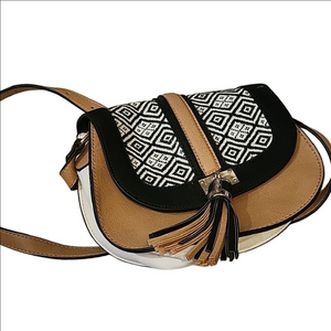 Stylish Aldo Crossbody Tan and Black Women's Bag